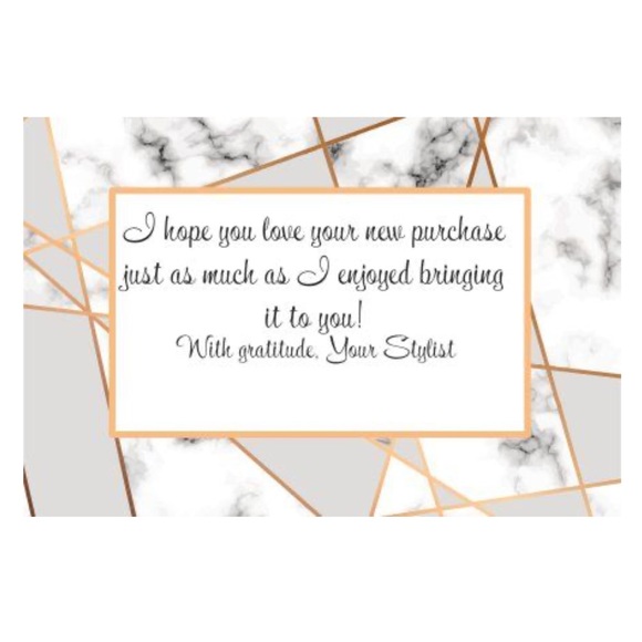 50 4X6 Marble Thank You Cards PRICE IS FIRM - Picture 3 of 3